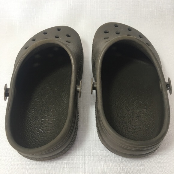 Toddler Crocs Classic Clog Chocolate Brown Sz 6/7 - Picture 6 of 8